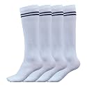 WKLOUYHE White Colour with Navy Stripes Design