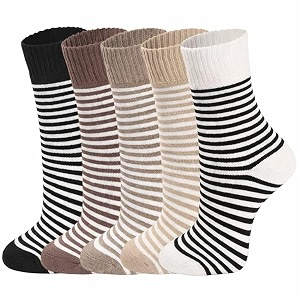 WKLOUYHE Womens And Mens Mid-Calf Thick Socks