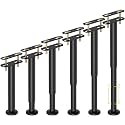 Wlrrcwdttc 6 Pcs Adjustable Height Bed Support Legs 10-17 inch, Bed Frame Center Support Legs for Bed Frame/Bed Center Slat/Furniture, Heavy Duty Metal Bed Legs Replacement Bed Slats Support Legs