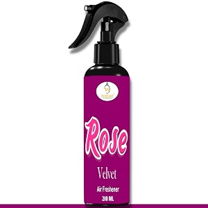 rose velvet home air freshener spray 200 ml - honey moon special