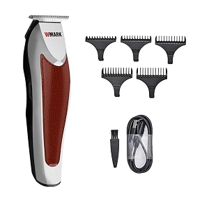 wmark ng-313 pro li outliner cordless t blade hair clipper professional 01 gapped outlining for barbers 01mm balding shape up 6800 rpm powerful rotary motor runtime 100 min - women