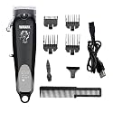 WMARK Tiger Roar Professional Hair Clipper Digital Display 6500 RPM Motor Stainless steel Blade USB Charging 4 Guide Comb Taper Lever Adjustments Runtime 200 min 2500 mAh Li-ion Battery, Model 3