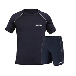 WMX Athletic Mens 2 Piece Stretchy Compression