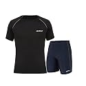 WMX Athletic Men39s 2 Piece Stretchy Compression