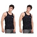 WMX Sleeveless Army Print Sports Vest Camouflage