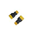 2pcs RC Male XT90 to Female XT60 Adapter Connector for LiPo Electric Quad/ESC(W16-2