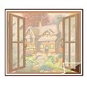 Fiberglass Mesh &amp; Polyester Pre-Stitched Window Mosquito Net Color-Ivory (Size:130x170cms/ 51.18x66.92Inches/ 4.26x5.57ft) Insect Net for Windows with Self Adhesive Hook Tape