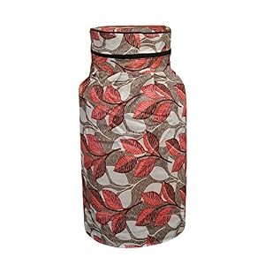 woah cotton lpg gas cylinder cover pink leaf pack of 1