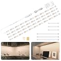 WOBANE LED Cabinet Lights,4 PCS 20inch LED Strip Lights Kit,Natural White