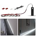 WOBANE LED Closet Light Motion Activated, White Battery Powered LED Strip