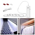 WOBANE LED Closet Light Motion Activated, White Battery Powered LED Strip