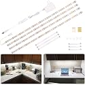 WOBANE LED Under Cabinet Lighting Kit,6.6ft Flexible LED Ribbon Lights Bar