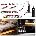 WOBANE Rechargeable Motion Sensor Strip Light, Warmwhite LED Closet Lights