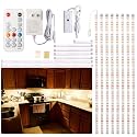 WOBANE 8PCS 20inch Under Cabinet Lighting with Remote,Warm White LED Light