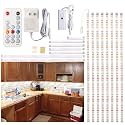 WOBANE White Under Cabinet Lights,8 PCS 20inch LED Strip Light with Remote