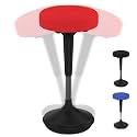 Wobble Stool Standing Desk Chair, Flexible Seating Adjustable Office Ergonomic Desk Wobble Stool for Alternative Classroom Seating, Active ADHD Wiggle Chair