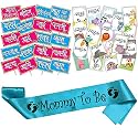 Wobbox Marathi Baby Shower Decoration Items| Baby Shower Ceremony Photo Booth Props for Photoshoot, Milestone Crad& Mom to Be Sash, Godh Bharai Ceremony Decoration Kit-(FP682)