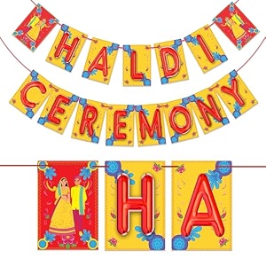 wobbox haldi banner for bride haldi ceremony banner haldi decoration items for marriage-fp2657