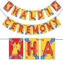 Wobbox Haldi Banner for Bride, Haldi Ceremony Banner, Haldi Decoration Items For Marriage-FP2657