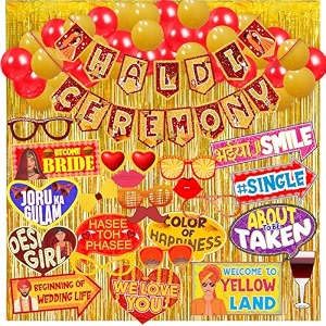 wobbox haldi ceremony decorations items haldi decoration items haldi mehandi decoration items-fp3827