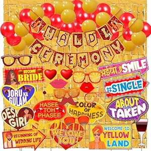 wobbox haldi ceremony decorations items haldi decoration items haldi mehandi decoration items-fp3832