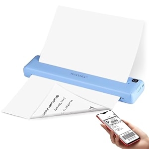 wireless printerthermal bluetooth printer for travelportable printer printer support 8534 x 1134 us letteramplegal a4 thermal papercompatible with android and ios phoneamplaptop
