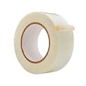 WOD BFST47 Bi-Directional Filament Strapping Tape, 2 inch x 60 yds. Fiberglass Reinforced Packaging Tape, Filaments Run H-V with High Adhesion and Tear Resistance, Hexayurt Tape