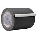 WOD Gaffer Tape, Black Low Gloss Finish Film, 6 inch x 60 ft. Residue Free, Non Reflective Cloth Fabric, Secure Cords, Water Resistant, Photography, Filming Backdrop, Production