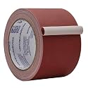 WOD Gaffer Tape, Brown Low Gloss Finish Film, 3 inch x 60 ft. Residue Free, Non Reflective Cloth Fabric, Secure Cords, Water Resistant, Photography, Filming Backdrop, Production
