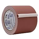 WOD Gaffer Tape, Brown Low Gloss Finish Film, 4 inch x 60 ft. Residue Free, Non Reflective Cloth Fabric, Secure Cords, Water Resistant, Photography, Filming Backdrop, Production