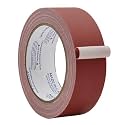 WOD Gaffer Tape, Brown Low Gloss Finish Film, 1.5 inch x 60 ft. Residue Free, Non Reflective Cloth Fabric, Secure Cords, Water Resistant, Photography, Filming Backdrop, Production