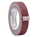 WOD Gaffer Tape, Burgundy Low Gloss Finish Film, 1 inch x 60 ft. Residue Free, Non Reflective Cloth Fabric, Secure Cords, Water Resistant, Photography, Filming Backdrop, Production