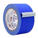 WOD Gaffer Tape, Dark Blue Low Gloss Finish Film, 2.5 inch x 60 ft. Residue Free, Non Reflective Cloth Fabric, Secure Cords, Water Resistant, Photography, Filming Backdrop, Production