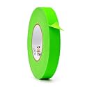 WOD Gaffer Tape, Fluorescent Green Low Gloss Finish Film, 1 inch x 60 ft. Residue Free, Non Reflective Cloth Fabric, Secure Cords, Water Resistant, Photography, Filming Backdrop, Production