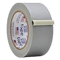 WOD Gaffer Tape, Gray Low Gloss Finish Film, 2 inch x 60 ft. Residue Free, Non Reflective Cloth Fabric, Secure Cords, Water Resistant, Photography, Filming Backdrop, Production