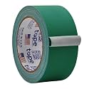 WOD Gaffer Tape, Green Low Gloss Finish Film, 2 inch x 60 ft. Residue Free, Non Reflective Cloth Fabric, Secure Cords, Water Resistant, Photography, Filming Backdrop, Production