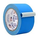 WOD Gaffer Tape, Light Blue Low Gloss Finish Film, 2.5 inch x 60 ft. Residue Free, Non Reflective Cloth Fabric, Secure Cords, Water Resistant, Photography, Filming Backdrop, Production