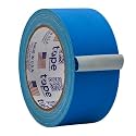WOD Gaffer Tape, Light Blue Low Gloss Finish Film, 2 inch x 60 ft. Residue Free, Non Reflective Cloth Fabric, Secure Cords, Water Resistant, Photography, Filming Backdrop, Production