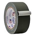WOD Gaffer Tape, Olive Drab Low Gloss Finish Film, 2 inch x 60 ft. Residue Free, Non Reflective Cloth Fabric, Secure Cords, Water Resistant, Photography, Filming Backdrop, Production
