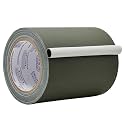 WOD Gaffer Tape, Olive Drab Low Gloss Finish Film, 6 inch x 60 ft. Residue Free, Non Reflective Cloth Fabric, Secure Cords, Water Resistant, Photography, Filming Backdrop, Production