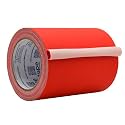 WOD Gaffer Tape, Red Low Gloss Finish Film, 6 inch x 60 ft. Residue Free, Non Reflective Cloth Fabric, Secure Cords, Water Resistant, Photography, Filming Backdrop, Production