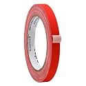 WOD Gaffer Tape, Red Low Gloss Finish Film, 1/2 inch x 60 ft. Residue Free, Non Reflective Cloth Fabric, Secure Cords, Water Resistant, Photography, Filming Backdrop, Production