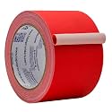 WOD Gaffer Tape, Red Low Gloss Finish Film, 3 inch x 60 ft. Residue Free, Non Reflective Cloth Fabric, Secure Cords, Water Resistant, Photography, Filming Backdrop, Production