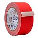 WOD Gaffer Tape, Red Low Gloss Finish Film, 2 inch x 60 ft. Residue Free, Non Reflective Cloth Fabric, Secure Cords, Water Resistant, Photography, Filming Backdrop, Production