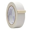 WOD Gaffer Tape, White Low Gloss Finish Film, 1.5 inch x 60 ft. Residue Free, Non Reflective Cloth Fabric, Secure Cords, Water Resistant, Photography, Filming Backdrop, Production