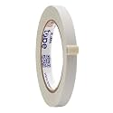 WOD Gaffer Tape, White Low Gloss Finish Film, 1/2 inch x 60 ft. Residue Free, Non Reflective Cloth Fabric, Secure Cords, Water Resistant, Photography, Filming Backdrop, Production