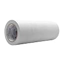 WOD Gaffer Tape, White Low Gloss Finish Film, 12 inch x 60 ft. Residue Free, Non Reflective Cloth Fabric, Secure Cords, Water Resistant, Photography, Filming Backdrop, Production