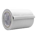 WOD Gaffer Tape, White Low Gloss Finish Film, 6 inch x 60 ft. Residue Free, Non Reflective Cloth Fabric, Secure Cords, Water Resistant, Photography, Filming Backdrop, Production