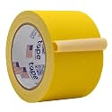 WOD Gaffer Tape, Yellow Low Gloss Finish Film, 3 inch x 60 ft. Residue Free, Non Reflective Cloth Fabric, Secure Cords, Water Resistant, Photography, Filming Backdrop, Production