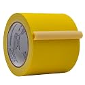 WOD Gaffer Tape, Yellow Low Gloss Finish Film, 4 inch x 60 ft. Residue Free, Non Reflective Cloth Fabric, Secure Cords, Water Resistant, Photography, Filming Backdrop, Production